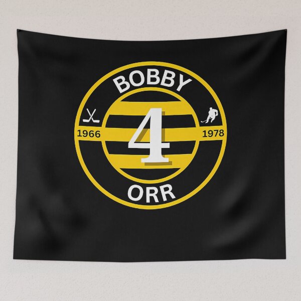 Item preview, Bobby Orr - Boston Bruins Boston Bruins Sticker Hockey Hockey Legend Bobby Orr 4 Bruins Canvas Wall Art Bobby Orr 4 Boston Bruins Fan  designed and sold by RACRIVE.