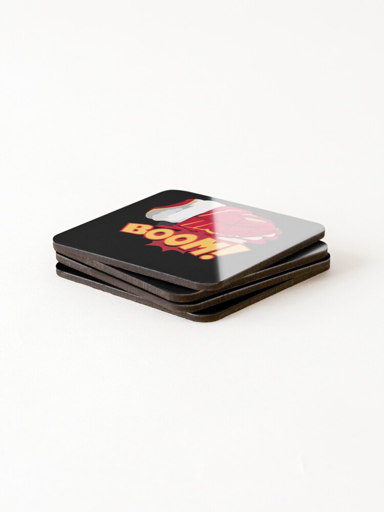 Thumbnail 4 of 5, Coasters (Set of 4), Boom - Rasmus designed and sold by RACRIVE.