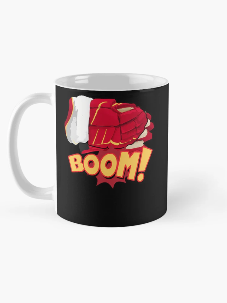 Aperçu 5 sur 6. Mug à café avec l'œuvre Boum - Rasmus créée et vendue par RACRIVE.