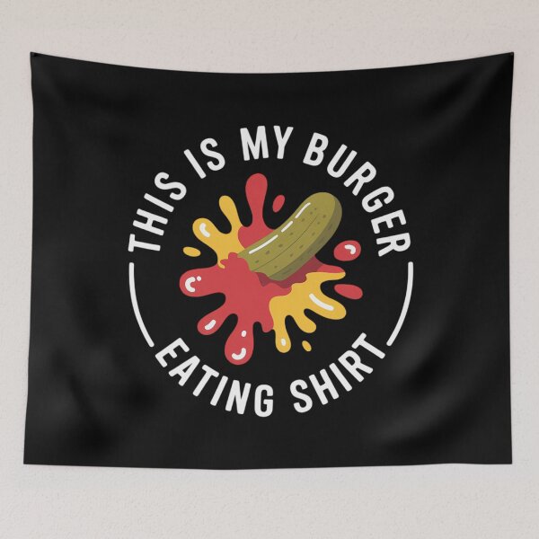 Item preview, This Is My Burger Eating Hamburger Fan designed and sold by gourpmerzihd.