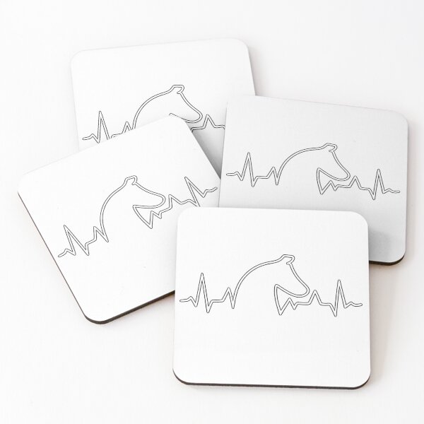 Item preview, Horse Heartbeat Line Art designed and sold by Motiva100.