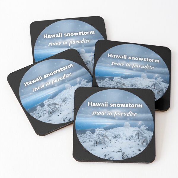 Item preview, Hawaii Snowstorm - Snow in Paradise designed and sold by MANA-Goods.