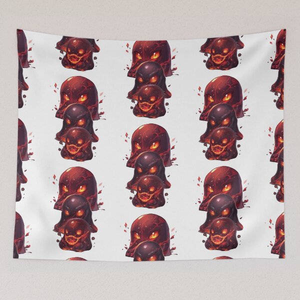 Item preview,  Fantasy RPG Fire Devourer Slime – Rare Elemental Cute Monster | Monzora World designed and sold by Monzora.