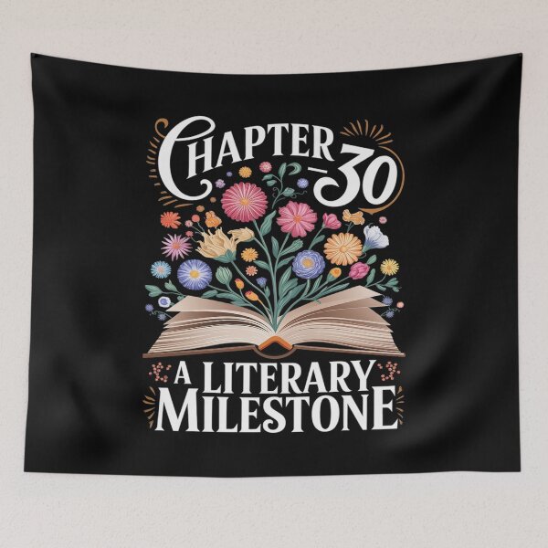 Item preview, Chapter 30 A Literary Milestone 30th Birthday  designed and sold by joyouartArt.