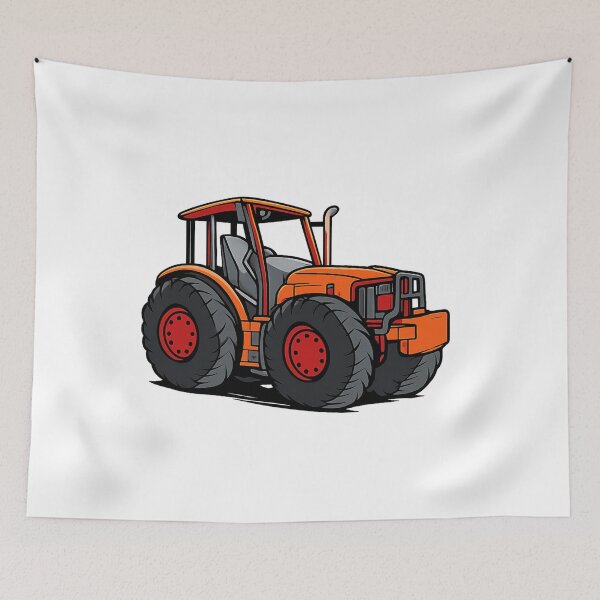 Item preview, Heavy Duty Tractor Illustration designed and sold by Motiva100.
