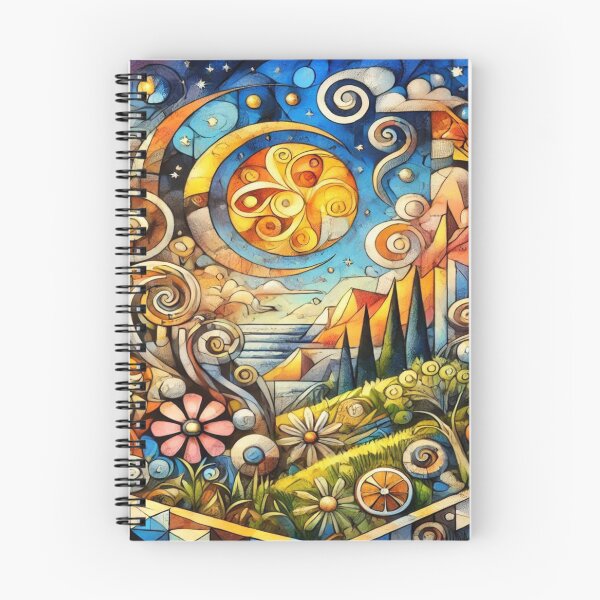 Item preview, A magical Cubist world with fantastic creatures designed and sold by FotoworldEdel.