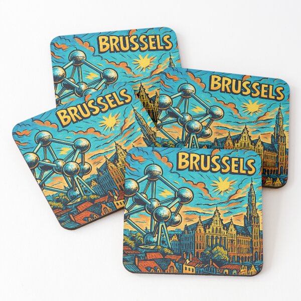 Item preview, brussels, city | Comics stylCartoone -  designed and sold by ComicsFactory.