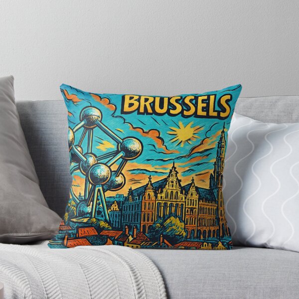 Item preview, brussels, city | Comics stylCartoone -  designed and sold by ComicsFactory.