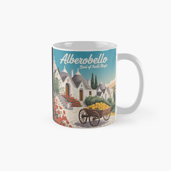 Item preview, A Nostalgic Classic Travel Poster – Italy Alberobello  designed and sold by Blok45.