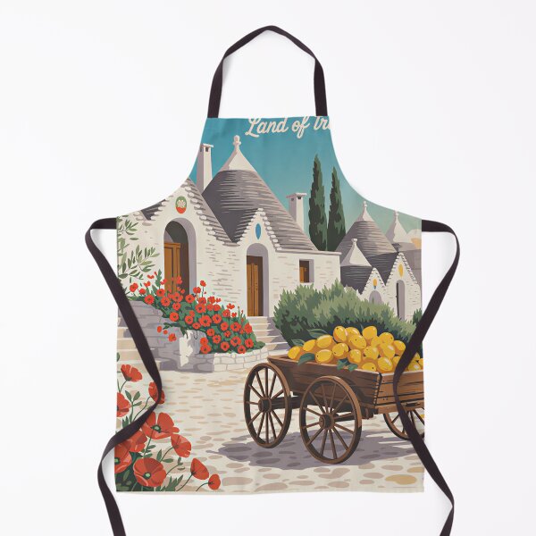 Item preview, A Nostalgic Classic Travel Poster – Italy Alberobello designed and sold by Blok45.