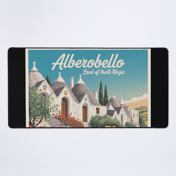 Item preview, A Nostalgic Classic Travel Poster – Italy Alberobello  designed and sold by Blok45.
