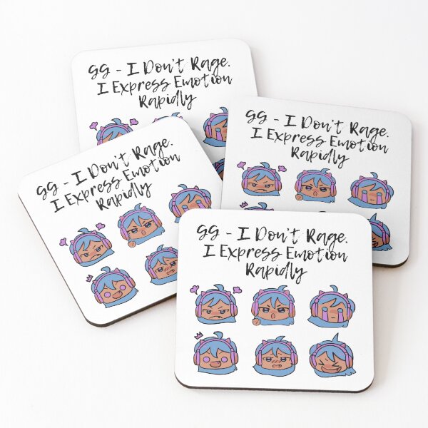 Item preview, Gamer Girl I Don’t Rage I Express Emotions Rapidly Kawaii Gaming Humor Design designed and sold by Artycom.