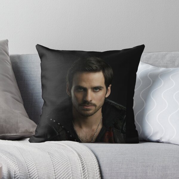 Captain Hook Throw Pillow