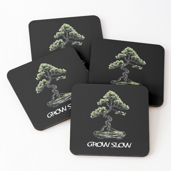 Item preview, Grow Slow Bonsai – Black Minimalist Sumi-e Tree for Bonsai Tree Lovers Design designed and sold by Artycom.