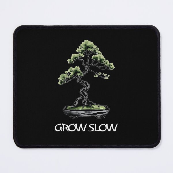 Item preview, Grow Slow Bonsai – Black Minimalist Sumi-e Tree for Bonsai Tree Lovers Design designed and sold by Artycom.