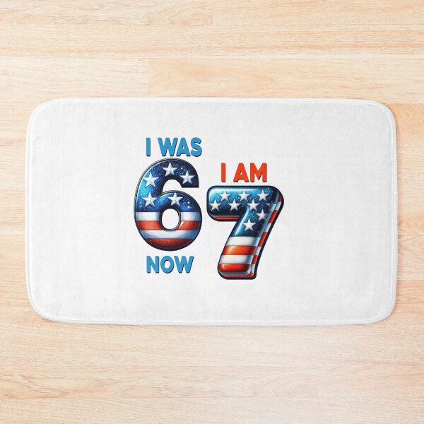 Item preview, I was 6 Now I'm 7 Years Old 7th Birthday 67 USA Flag Kids designed and sold by ZANNIX.