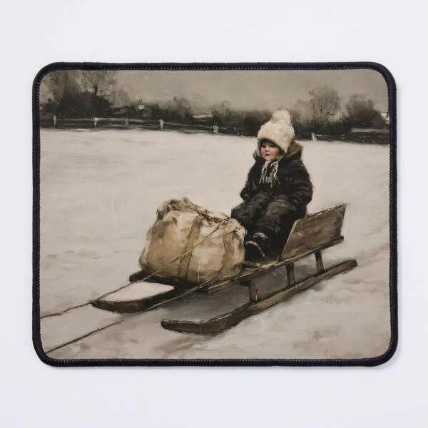 Item preview, Child on a sled designed and sold by lautir.