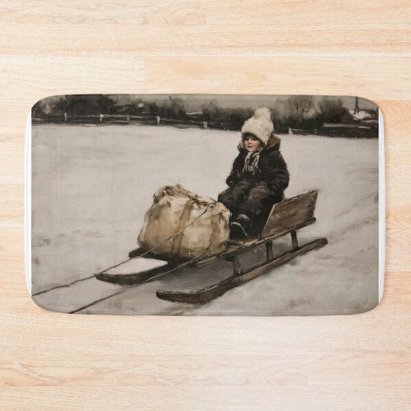 Item preview, Child on a sled designed and sold by lautir.