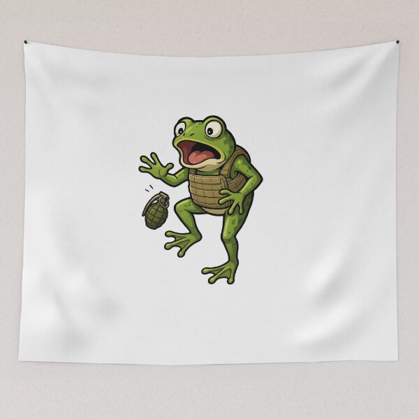 Item preview, Meme Frog designed and sold by RAWLIFEGRAPHIC.