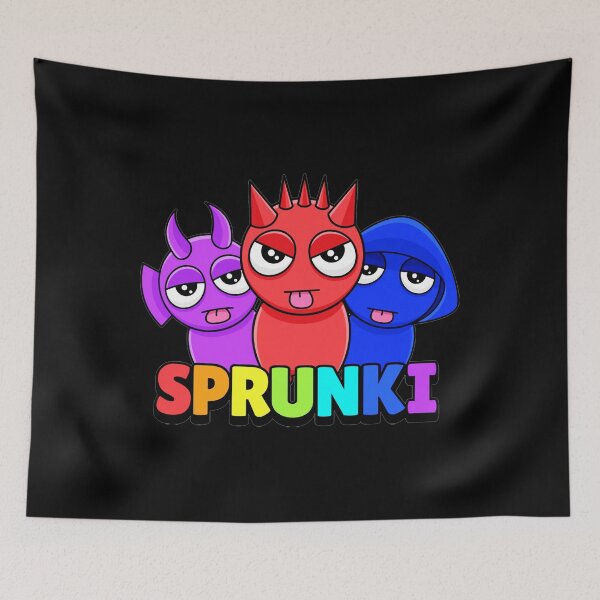 Item preview, Sprunki Colorful Group Cartoon Characters designed and sold by Rosamoaughter.