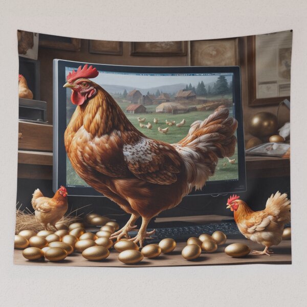Item preview, The golden eggs and how a clever hen conquered the internet designed and sold by FotoworldEdel.