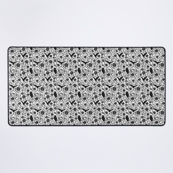 Item preview, Barn Owl Silhouette Floral Pattern | Seamless Rose & Owl Design for Nature Lovers designed and sold by WildLakePatterns.