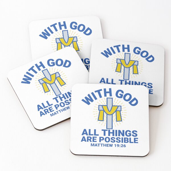 Item preview, WITH GOD ALL THINGS ARE POSSIBLE T-SHIRT designed and sold by Shirtmart1.