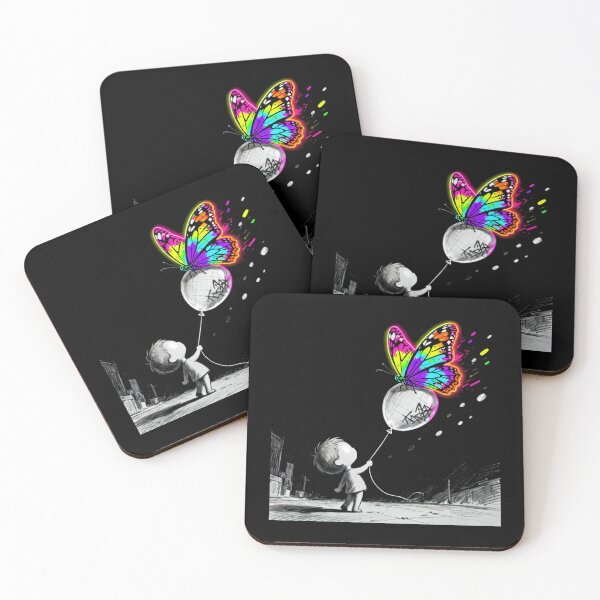 Item preview, Neon Flight – Urban Butterfly Street Art designed and sold by PLUSHIWORLDtm.