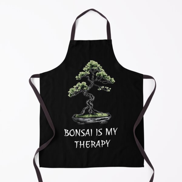 Item preview, Bonsai is my therapy – Black Minimalist Sumi-e Tree for Bonsai Tree Lovers Design designed and sold by Artycom.