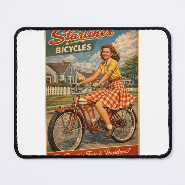 Item preview, Pedal into Nostalgia: Starliner’s Suburban Dream designed and sold by ForeverPrintsOK.