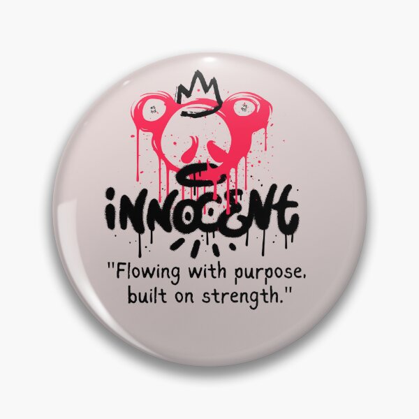 Item preview, White, Pink & Black Spray Paint Innocent – Abstract Art Design designed and sold by Joy & Thread.