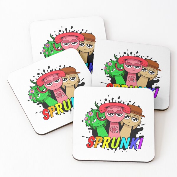 Item preview, Sprunki Group Logo Cartoon Characters designed and sold by Rosamoaughter.