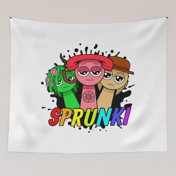 Item preview, Sprunki Group Logo Cartoon Characters designed and sold by Rosamoaughter.