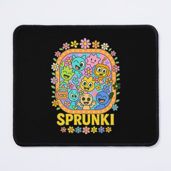 Item preview, Sprunki Mandala Pattern Cartoon Face designed and sold by Rosamoaughter.