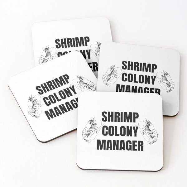 Item preview, Shrimp Colony Manager – Aquarium Hobby Funny Fish Lover Quote Design designed and sold by Artycom.