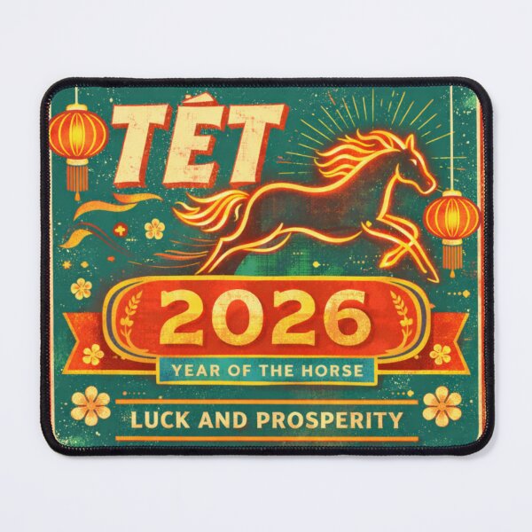 Item preview, Tết 2026 Year of the Horse – Vintage Lantern Prosperity designed and sold by PunchDrop.