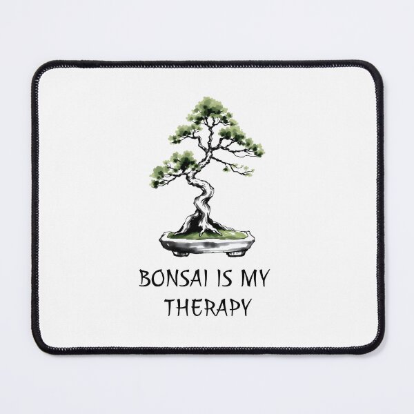 Item preview, Bonsai is my therapy – Minimalist Sumi-e Tree for Bonsai Tree Lovers Design designed and sold by Artycom.