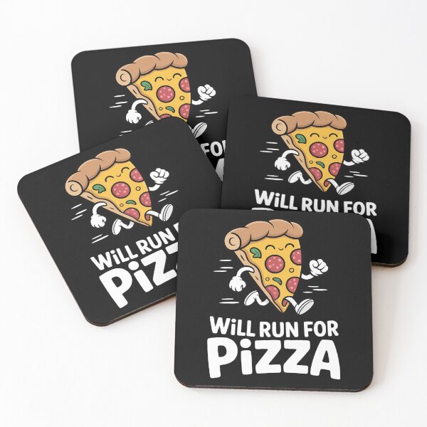 Item preview, Will Run For Pizza Funny Pizza Running designed and sold by lilensgavadur.
