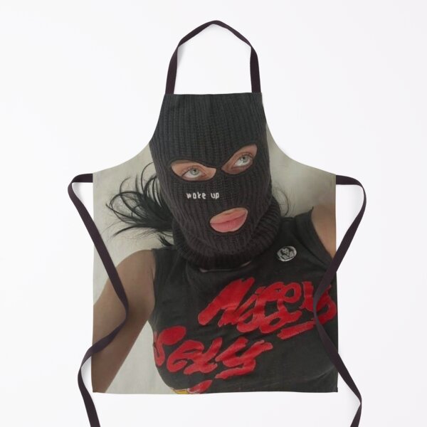Item preview, billie eilish photo with ski mask designed and sold by Crealice.