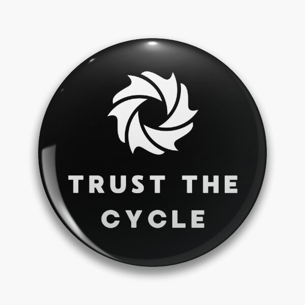 Item preview, Trust the Cycle – Black Aquarium Hobby Minimalist Funny Fish Lover Quote Design designed and sold by Artycom.