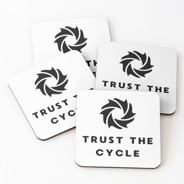 Item preview, Trust the Cycle – Aquarium Hobby Minimalist Funny Fish Lover Quote Design designed and sold by Artycom.