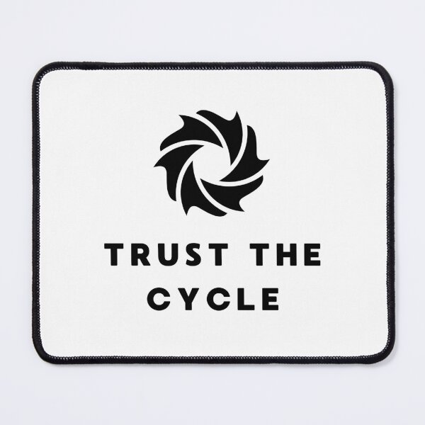 Item preview, Trust the Cycle – Aquarium Hobby Minimalist Funny Fish Lover Quote Design designed and sold by Artycom.
