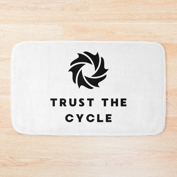 Item preview, Trust the Cycle – Aquarium Hobby Minimalist Funny Fish Lover Quote Design designed and sold by Artycom.