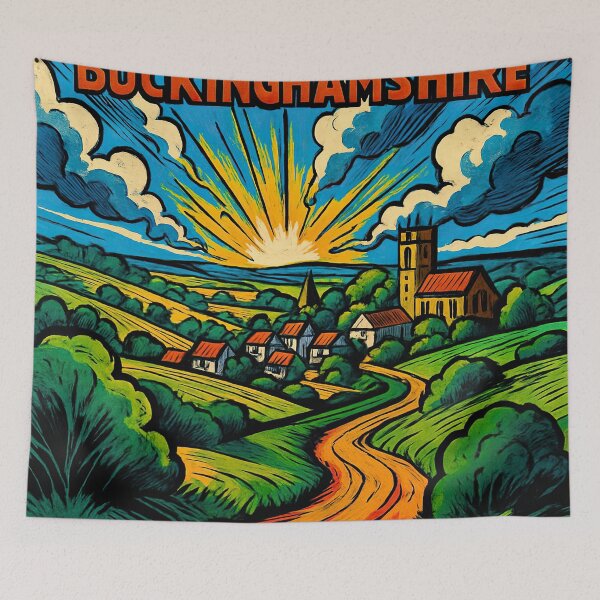 Item preview, Buckinghamshire | Comics stylCartoone -  designed and sold by ComicsFactory.