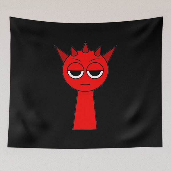Item preview, Sprunki Red Angry Face Character designed and sold by Rosamoaughter.