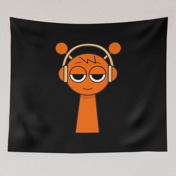 Item preview, Sprunki Orange Antenna Cute Character designed and sold by Rosamoaughter.