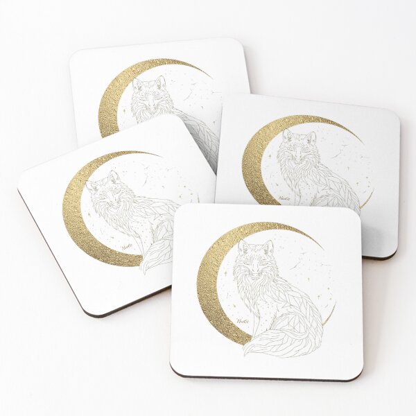 Item preview, Lunar Arctic Fox — Celestial Silence designed and sold by lunadesignsmoon.
