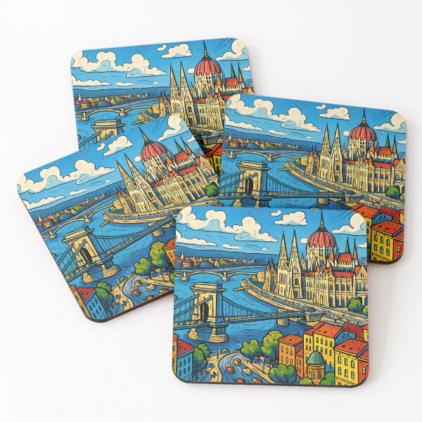 Item preview, Budapest, city | Comics stylCartoone -  designed and sold by ComicsFactory.