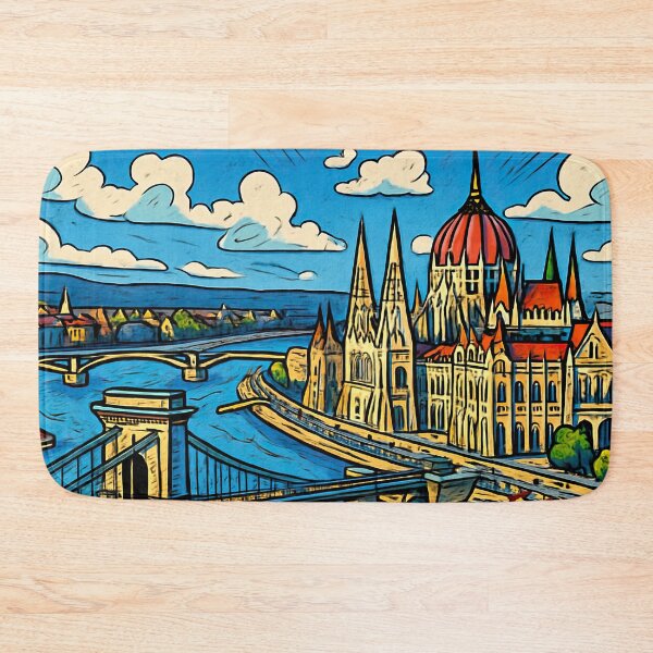 Item preview, Budapest, city | Comics stylCartoone -  designed and sold by ComicsFactory.