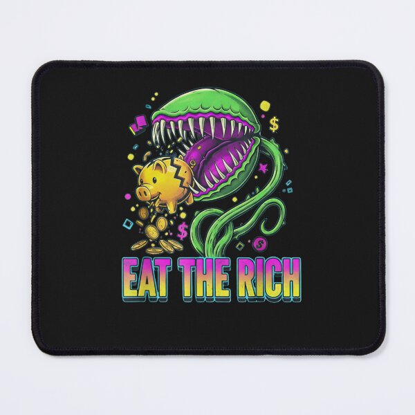 Item preview, Eat The Rich Venus Flytrap Retro 90s Aesthetic - Anti-Capitalist Piggy Bank Surreal Horror Graphic Tee designed and sold by ZyxDes.